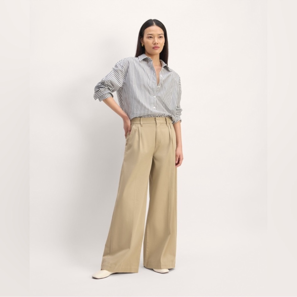 Everlane Wide Leg Chino Pants